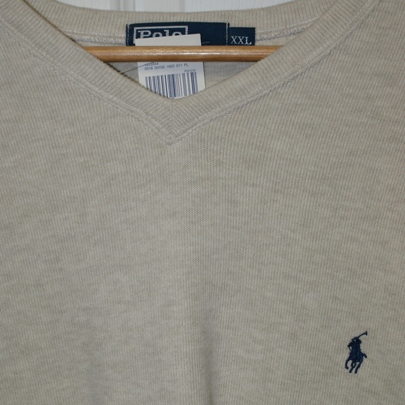 Polo by Ralph Lauren V-Neck Sweater XXL - Picture 2 of 2